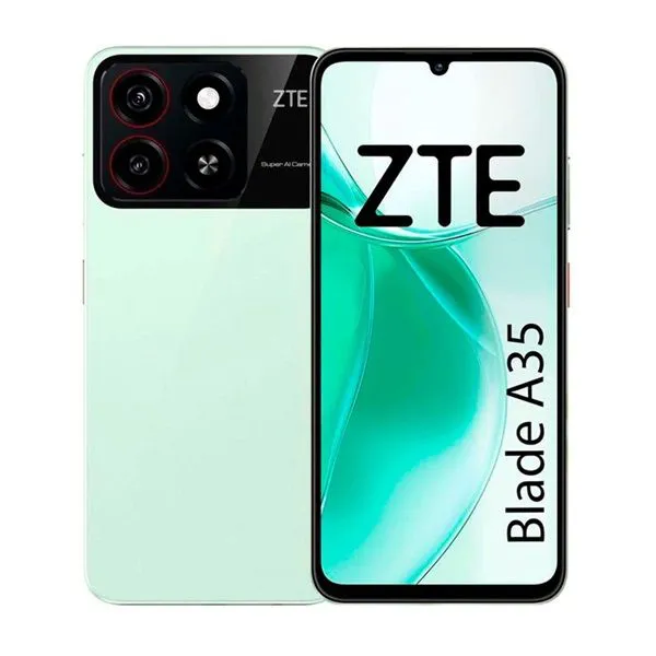 [Best Value] ZTE Blade A35 6.75" 90Hz IPS LCD Display 64GB ROM+4GB RAM 8MP+2MP Camera Android 14 (Go Edition) 5000mAh 10W Battery Warranty (TYP) DualSim FM Radio 4G Smartphone