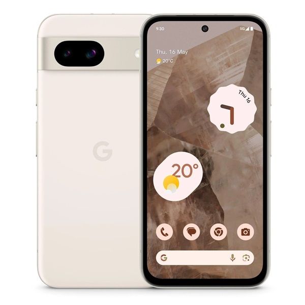 [Flash Sale] Google Pixel 8a 5G 6.1" OLED 120Hz Display 64MP+13MP Camera 128GB ROM+8GB RAM Google Tensor G2 (4 nm) Processor 4492mAh Battery 18W Android 14 Upgd 15 IP67 D/W  (TYP) Fngrpt DualSIM Phone
