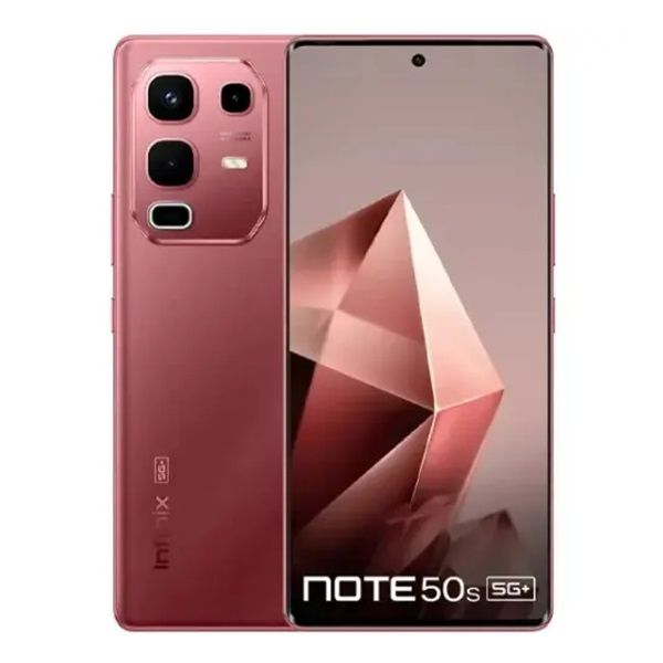 [Exclusive Deal] Infinix Note 50S 5G+ 6.78" 144Hz AMOLED Display 256GB+8GB 64MP+13MP Camera Mediatek Dimensity 7300 Ultimate Chipset 5500mAh 45W Battery (TYP) Android 15 DualSIM Fingerprint IP64 Phone