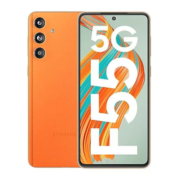 [Limited Discount] Samsung Galaxy F55 5G 6.7" 120Hz Super AMOLED Display 256GB ROM+8GB RAM 50MP+50MP Camera Snapdragon 7 Gen 1 Chipset 5000mAh 45W Battery (TYP) Android 14 DualSIM Fngprnt Phone