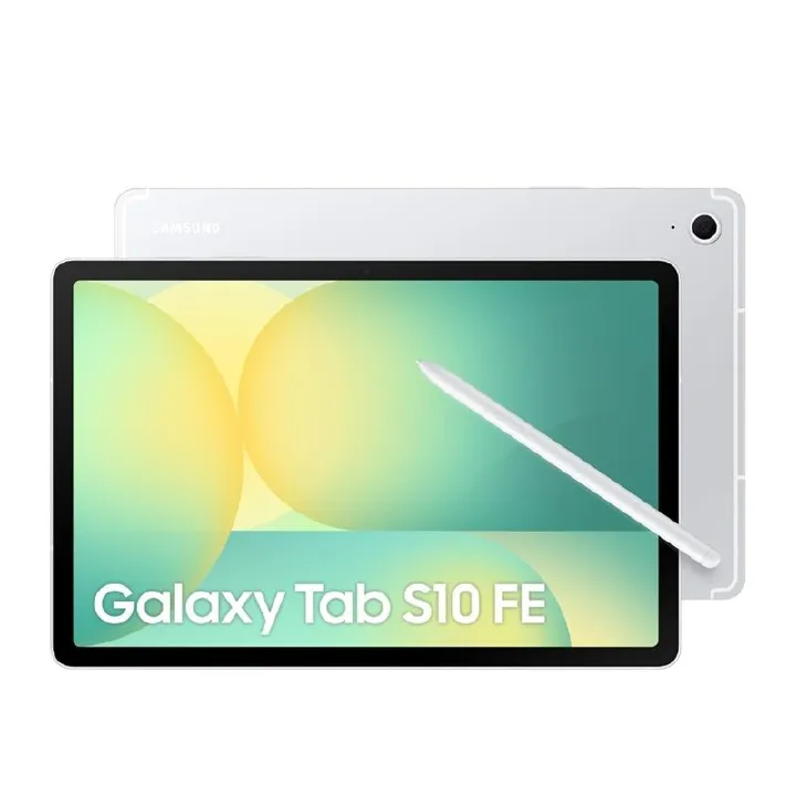 [NEW] Samsung Galaxy Tab S10 FE 5G 10.9" 90Hz IPS LCD Display 256GB ROM+8GB RAM 13MP+12MP 4K@30fps Camera Exynos 1580 Chip 8000mAh 45W Battery Stylus (TYP) Fngprt WiFi+Cell Android 15 IP68 Table