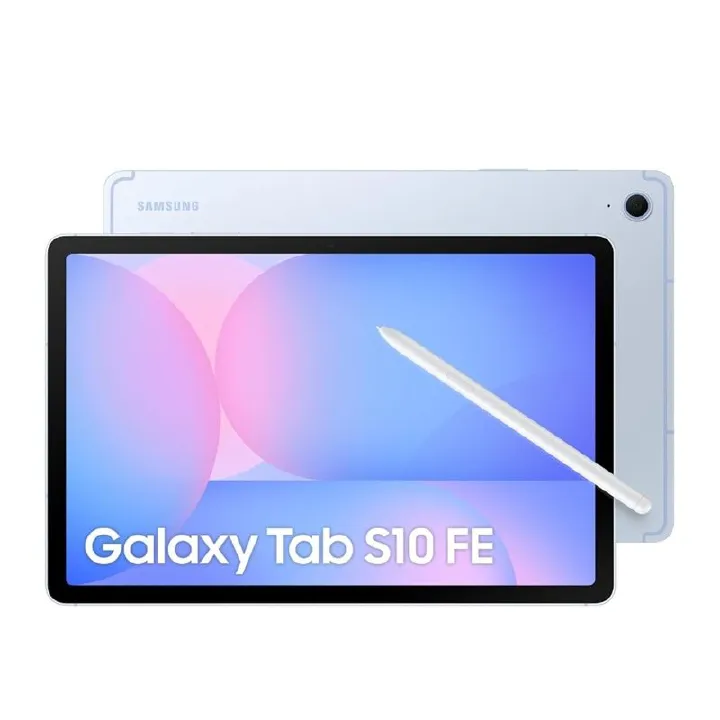 [Brand New] Samsung Galaxy Tab S10 FE 5G 10.9" 90Hz IPS LCD Display 128GB ROM+8GB RAM 13MP+12MP 4K@30fps Camera Exynos 1580 Chip 8000mAh 45W Battery Stylus (TYP) Fngprt WiFi+Cell Android 15 IP68 Table