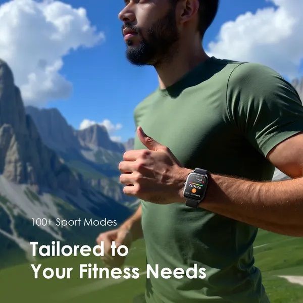 [Modern Watch] Oraimo Watch 5N OSW-806 2.01" TFT Full Touch Color Screen Health Monitoring Sports Mode Wireless HD Calling Bluetooth V5.3 300mAh 5V Battery 7 Days Usage Time IP68 Waterproof Smartwatch
