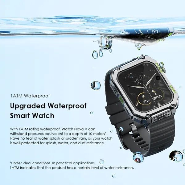 [Elegant Watch] Oraimo Watch Nova V OSW-802N 2.01" TFT HD Screen Health Monitoring Sports Mode Wireless HD Calling Bluetooth V5.3 300mAh 3.8V Battery 7 Days Usage Time 1ATM Waterproof Smartwatch