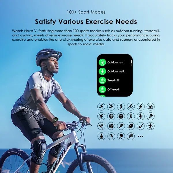 [Elegant Watch] Oraimo Watch Nova V OSW-802N 2.01" TFT HD Screen Health Monitoring Sports Mode Wireless HD Calling Bluetooth V5.3 300mAh 3.8V Battery 7 Days Usage Time 1ATM Waterproof Smartwatch