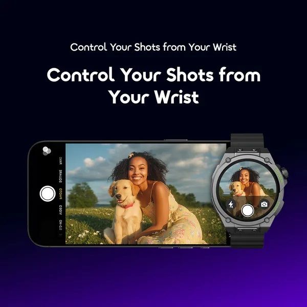 [Premium Watch] Oraimo Watch Nova RV OSW-822N 1.39" Full Touch Screen Health Monitoring Camera Remote Wireless HD Calling BT Video Watch Faces 300mAh Batt 7 Days Usage Time IP68 Waterproof Smartwatch