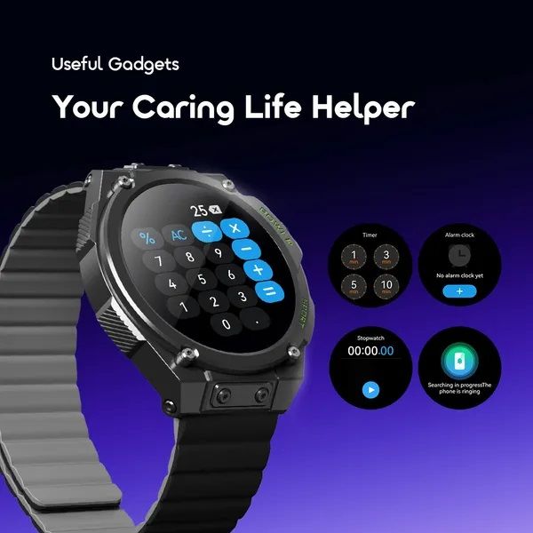 [Premium Watch] Oraimo Watch Nova RV OSW-822N 1.39" Full Touch Screen Health Monitoring Camera Remote Wireless HD Calling BT Video Watch Faces 300mAh Batt 7 Days Usage Time IP68 Waterproof Smartwatch