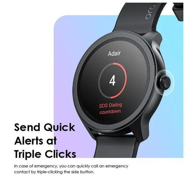 [Prestigious Watch] Oraimo Watch 2R OSW-30 1.39" HD Colorful Screen Health Monitoring Sports Mode Wireless HD Calling BT Video Watch Faces 260mAh Batt 7 Days Usage Time IP68 Waterproof Smartwatch