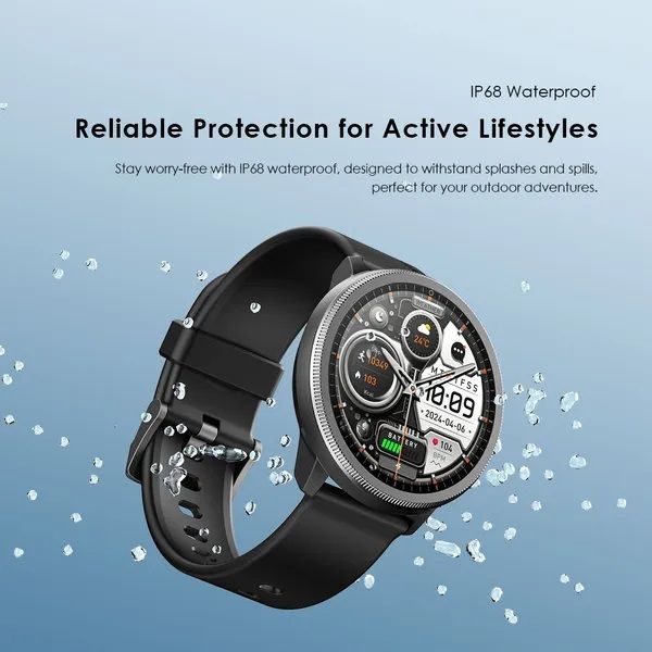 [Deluxe Watch] Oraimo Watch 5R OSW-820 1.43" AMOLED Display Health Monitoring Sports Mode Wireless HD Calling BT Video AI Generated Watch Faces 300mAh Batt 10Days Usage Time IP68 Waterproof Smartwatch