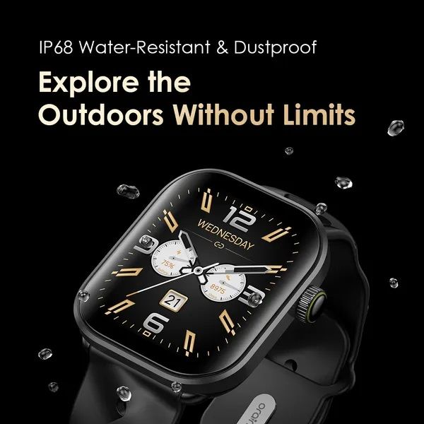 [Original Watch] Oraimo Watch Pro AM OSW-811H 1.85" AMOLED Display Health Monitoring Sports Mode Wireless HD Calling BT Video Watch Faces 300mAh 3.8V Batt 14Days Usage Time IP68 Waterproof Smartwatch