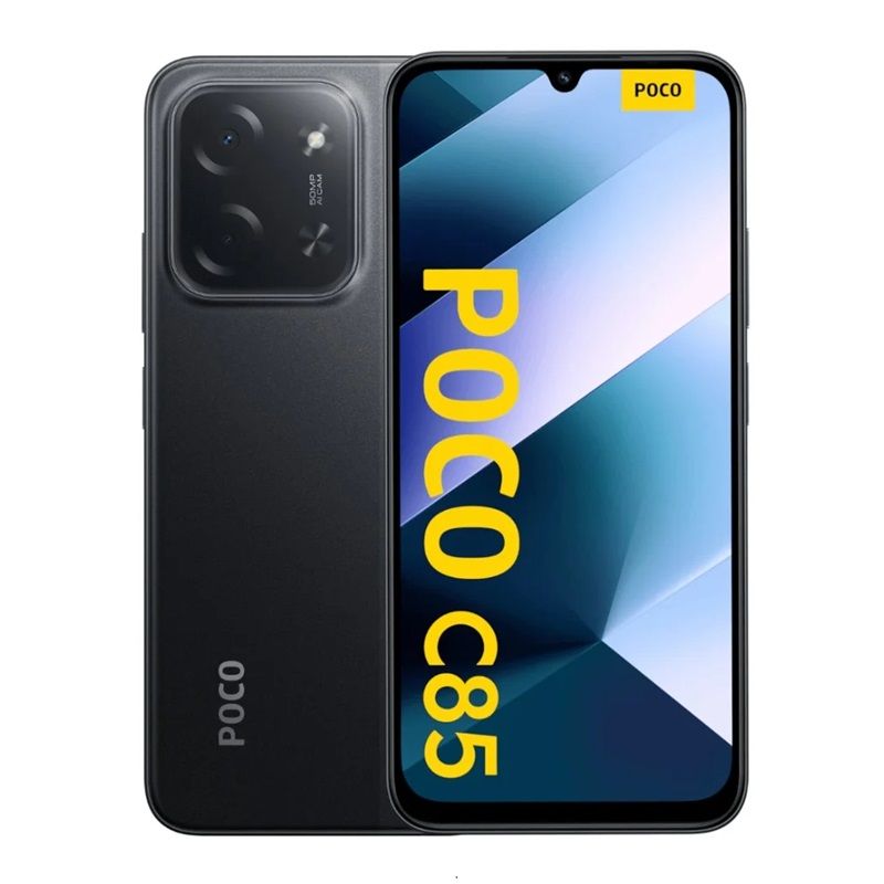 [Offer Price] Xiaomi Poco C85 4G 6.9" 120Hz IPS LCD Display 6GB RAM+128GB ROM 50MP+8MP 1080p@30fps Camera Mediatek Helio G81 Ultra Chip 6000mAh 33W Batt Android 15 HyperOS 2 Fingprt TYPC DualSIM Phone