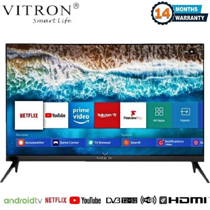 Vitron 65” SMART 4K BT ENABLED YOUTUBE NETFLIX WebOS Vitron 65 Inch UHD 4K WebOS Smart Frameless TV