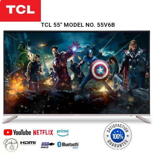 TCL 55'' Inch V6B Model Smart UHD 4K Frameless LED TV