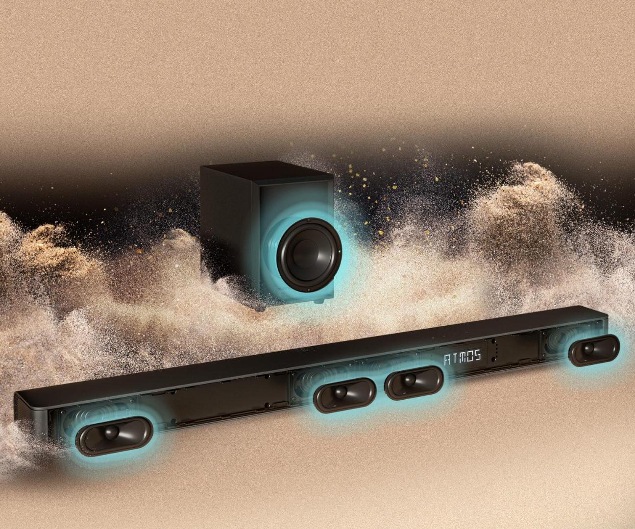 Hisense AX3100G 3.1CH 280 Watts Soundbar 2025  AI EQ technology HDMI ARC Bluetooth Dolby Atmos