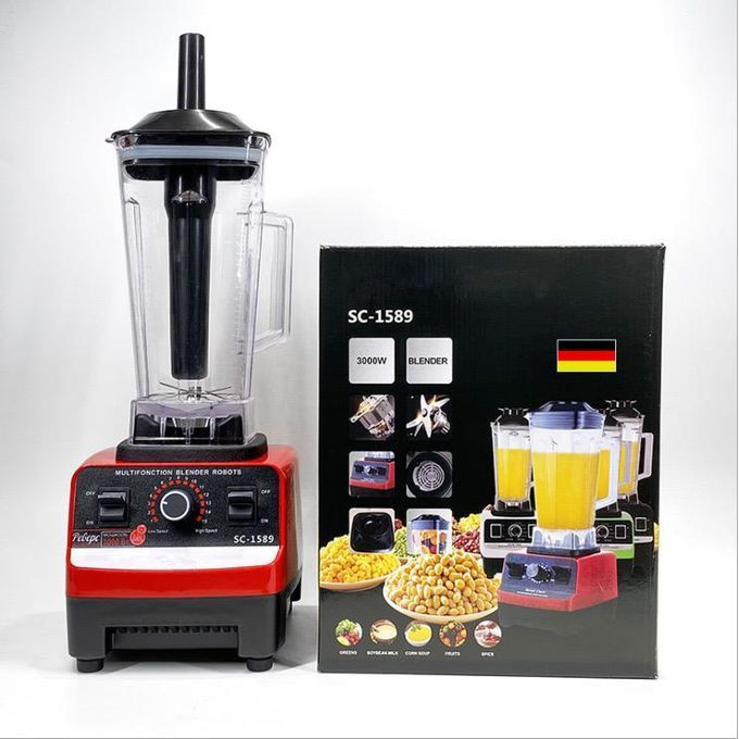 SilverCrest Heavy Duty Commercial Pro Blender + Grinder Jar COMMERCIAL HEAVY DUTY Blender High speed for easy operations Sharp. 2L large capacity  DURABLE. + 2 FREE GIFTS (TSHIRT & MICROFIBRE CLOTH)