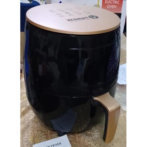 VOLSMART VL-AF8006, 6 Litre Air Fryer (1 YR WRTY) volsmart airfryer 6L Large Capacity,8 Preset Menus,Oil-Free Cooking,2400W Power,Digital Touchscreen,Adjustable Temp.Non-Stick Basket & Compact Design.