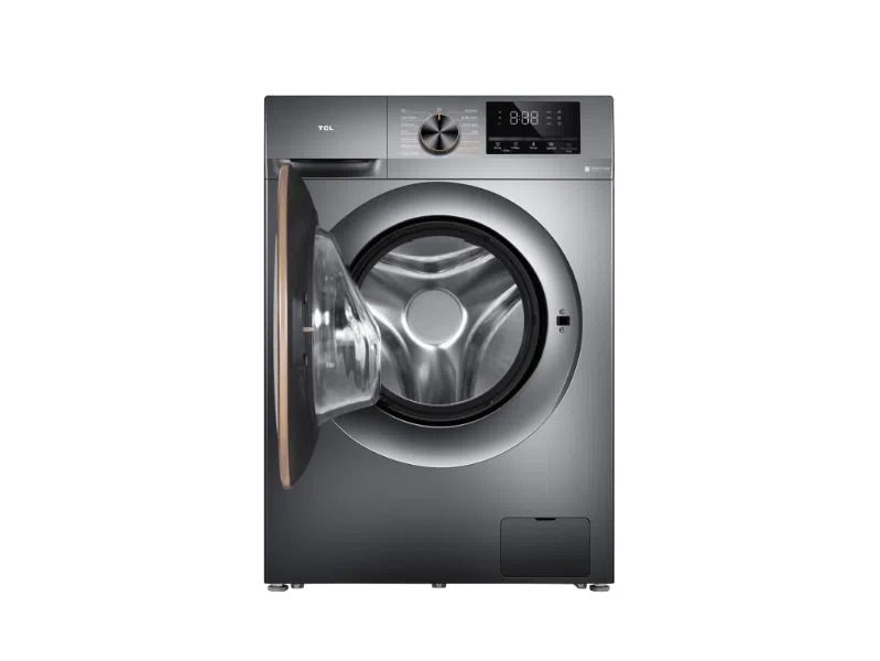 TCL 8kg Front Load Washing Machine DD Motor Spray wash Drum clean Sound off function 24 hour delay Child lock No.of knob Programs : 16(Mix,Quick Wash,Cotton,Wool, Intensive, Bedding, Allergy care etc)