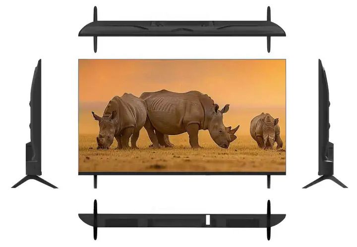 EOCO 43'' SMART TV FRAMELESS  YOUTUBE BLUETOOTH/ WIFI ENABLED NETFLIX + FREE GIFT