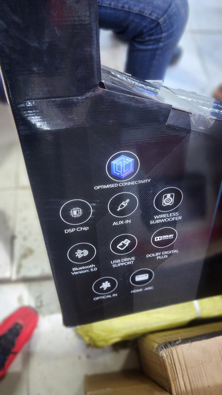 CLEARANCE SALE !!!! Vision Plus 2.1 CH SOUND BAR MODEL:VP2120SB Vision Plus VP2120SB Sound Pro 160 Watt USB/SD/BT/HDMI/Line In/TV in DSP technology Dolby digital plus Surround Sound 4 Pre-set EQ