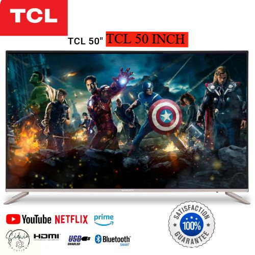 CLEARANCE SALE!!  TCL 50 INCH SMART TV 50V6C 50'' 4K UHD, Google TV, Frameless- YOUTUBE, NETFLIX-BLUETOOTH NEW MODEL 4K HDR Micro Dimming Dynamic Color Enhancement HDR10 and HDR HLG Game Master.