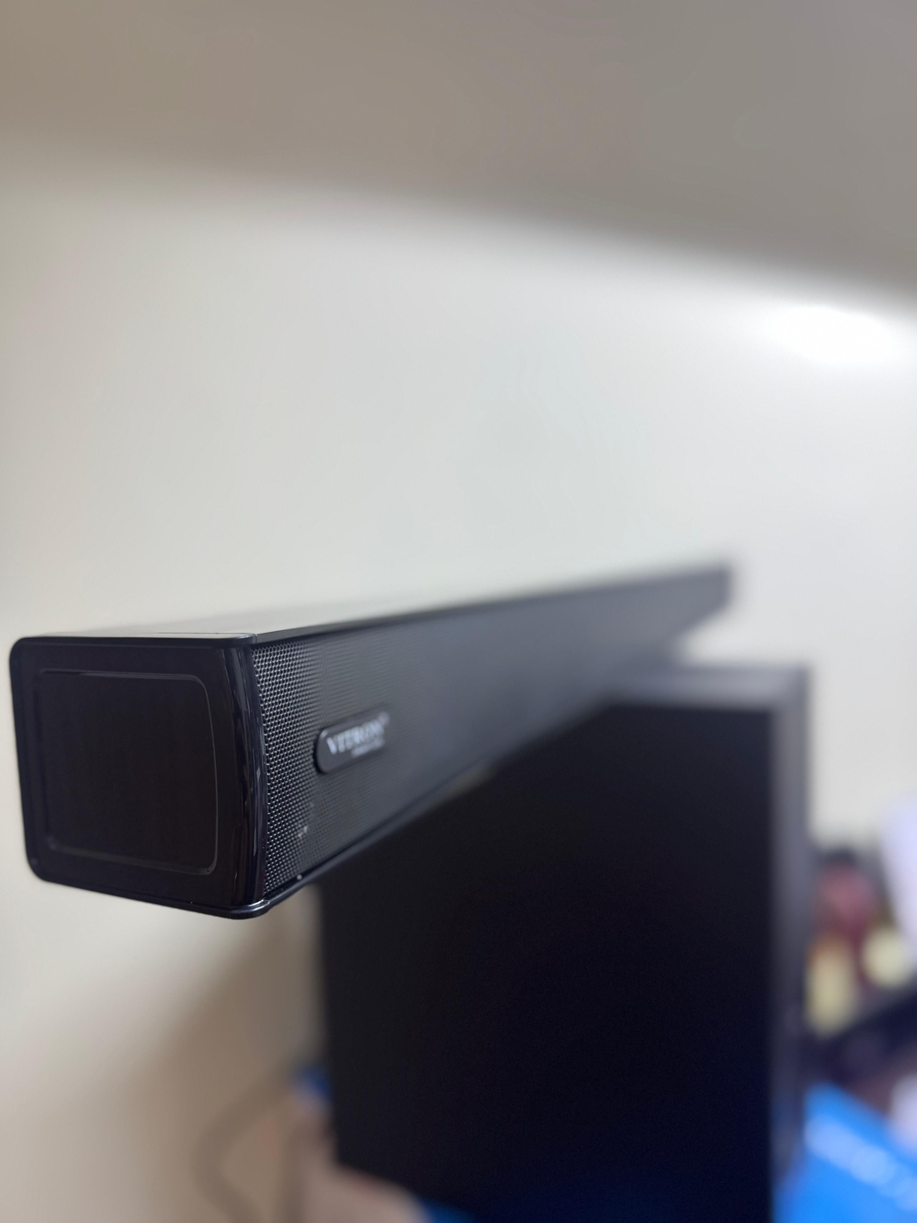 Vitron Sound bar System V61SB Power Output: 6,000W PMPO Channel Setup: 2.1 channel system Connectivity Options: USB, AUX, HDMI ARC, Bluetooth VERY GOOD BASS