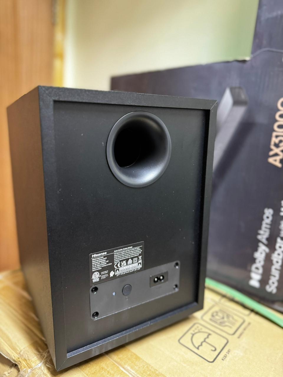 Hisense AX3100G 3.1CH 280 Watts Soundbar 2025  AI EQ technology HDMI ARC Bluetooth Dolby Atmos