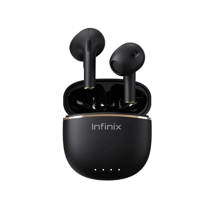 Infinix earbuds Lite XE23 Clear Vocal Large Speaker Unit with loud and power Semi In-Ear and lightweight for Comfortable and Secure Fit Bluetooth earphones earpods TWS