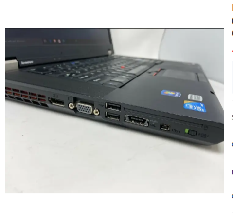 Refurbished Lenovo Thinkpad T510 15.6" Laptop - Intel Core i7 2.66GHz (4 CPUs), 4GB RAM, 250GB HDD, Windows 10 Home, 1024x768 Display, 64Hz Refresh Rate, HDMI, 6 Month Warranty