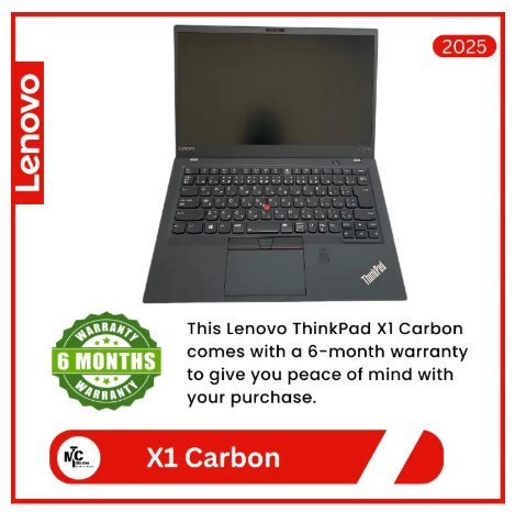 Lenovo ThinkPad X1 Carbon Intel Core i5-7200U @ 2.50GHz 8GB RAM 250GB SSD Ultra-Light Refurbished  laptop  Business Laptop