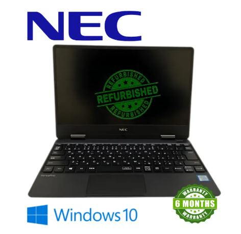 NEC VKT13 Refurbished laptop Intel Core i5  8th GEN  4 CPUs, Boost to 1.60GHz 8GB RAM  128GB SSD 12 inch Display  Windows 10 Pro student business laptop fingerprint sensor