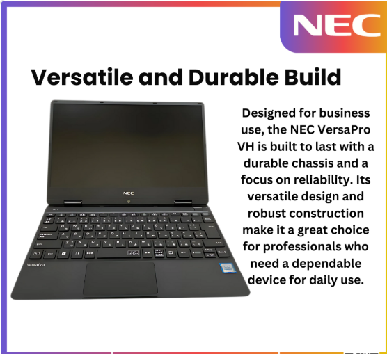 NEC VKT13 Refurbished laptop Intel Core i5  8th GEN  4 CPUs, Boost to 1.60GHz 8GB RAM  128GB SSD 12 inch Display  Windows 10 Pro student business laptop fingerprint sensor