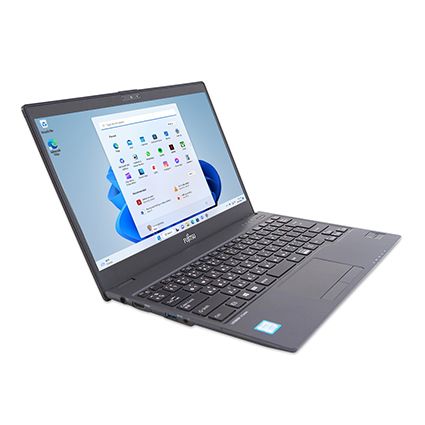 Refurbished Fujitsu U937 UltraPortable Laptop Intel Celeron 8GB RAM 128GB SSD Lightweight Business Student Notebook HD Webcam Fingerprint Reader Performance Video Editing Graphic
