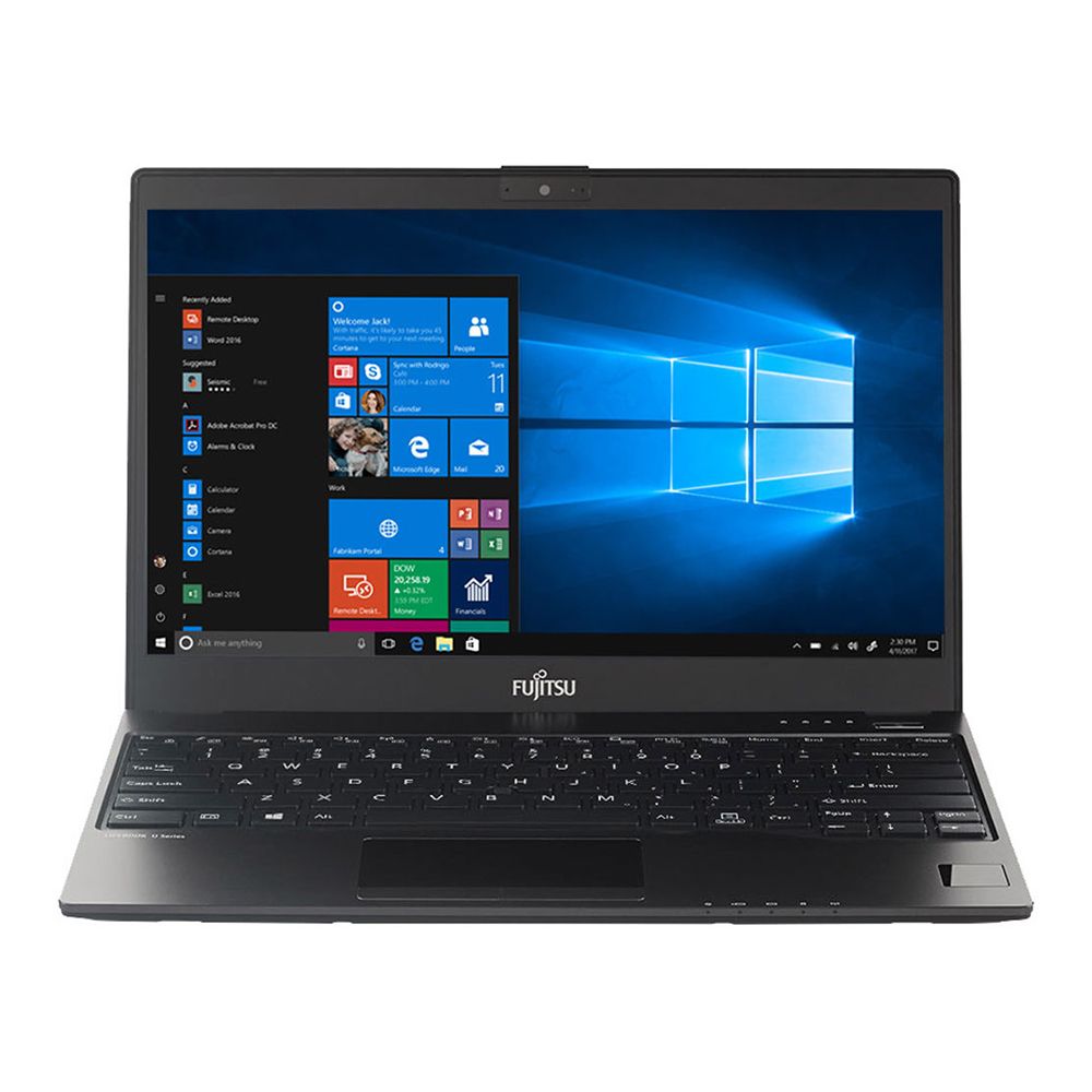 Refurbished Fujitsu U937 UltraPortable Laptop Intel Celeron 8GB RAM 128GB SSD Lightweight Business Student Notebook HD Webcam Fingerprint Reader Performance Video Editing Graphic