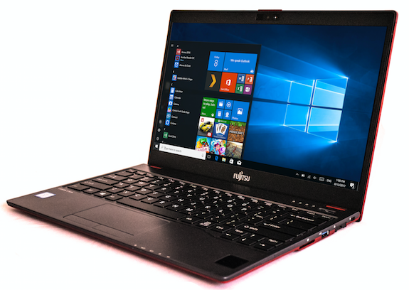 Refurbished Fujitsu U937 UltraPortable Laptop Intel Celeron 8GB RAM 128GB SSD Lightweight Business Student Notebook HD Webcam Fingerprint Reader Performance Video Editing Graphic