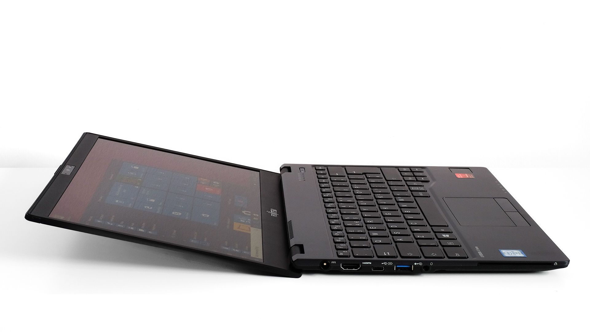 Refurbished Fujitsu U937 UltraPortable Laptop Intel Celeron 8GB RAM 128GB SSD Lightweight Business Student Notebook HD Webcam Fingerprint Reader Performance Video Editing Graphic