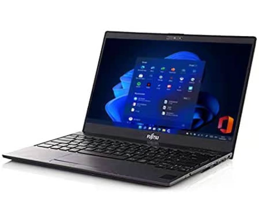 Refurbished Fujitsu U937 UltraPortable Laptop Intel Celeron 8GB RAM 128GB SSD Lightweight Business Student Notebook HD Webcam Fingerprint Reader Performance Video Editing Graphic