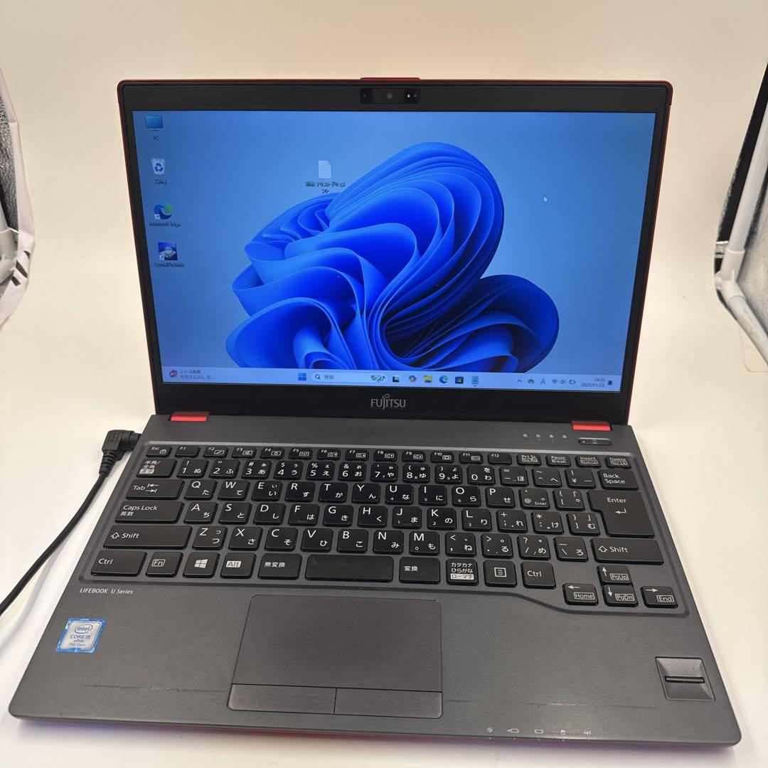Refurbished FUJITSU U938 Laptop core i5 8th generation 2.7GHz 8GB RAM 256GB SSD 13.3" inch Full HD DisplayTouchscreen Ultra-Light 2.2lbs Windows 10 Pro HDMI USB Ethernet ports