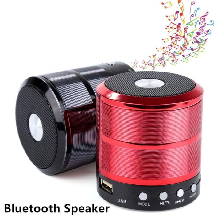Mini Bluetooth Speakers Mp3 And FM Radio Bluetooth Speakers Metallic Mini Wireless Hands-Free Talk Subwoofer Speaker Bluetooth Portable Usb Mp3 P2 Sd Radio Fm