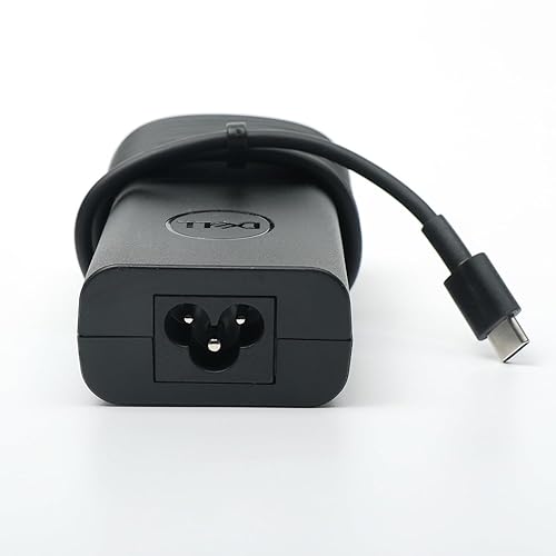 DELL 65W USB Type-C Laptop Charger Adapter Fast & Efficient Power Supply Compatible with DELL ThinkPad Chromebook and  Other Type-C Laptops  Lightweight Travel-Friendly Design laptop Type C charger