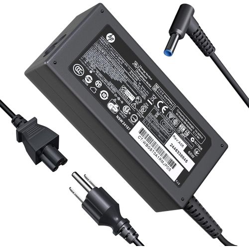 HP 65W Slim Laptop Charger Blue Tip Model ADP-65HB BC  19.5V 3.33A Power Adapter for HP Notebooks HP Laptop Charger
