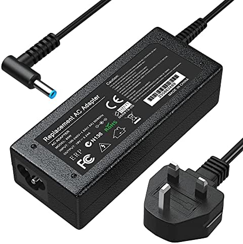 HP 65W Slim Laptop Charger Blue Tip Model ADP-65HB BC  19.5V 3.33A Power Adapter for HP Notebooks HP Laptop Charger