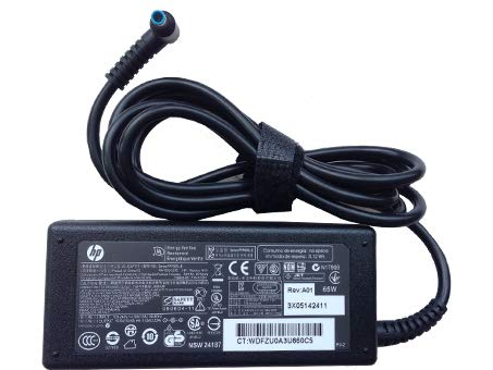 HP 65W Slim Laptop Charger Blue Tip Model ADP-65HB BC  19.5V 3.33A Power Adapter for HP Notebooks HP Laptop Charger