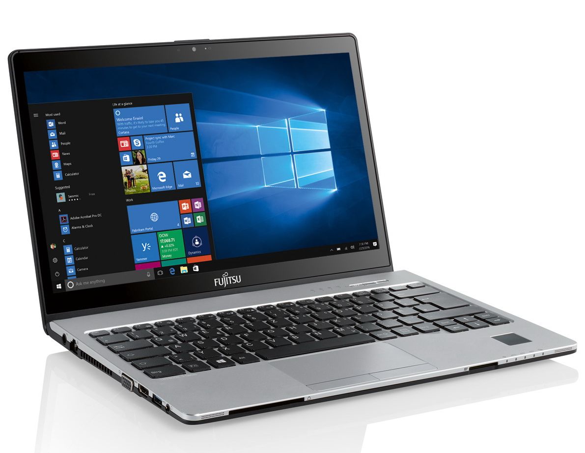 Refurbished Fujitsu Lifebook S937 Intel Core i5 7th Gen 8GB RAM 128GB SSD 13.3-inch Full HD Display Laptop Windows 10 Pro with Fingerprint Sensor HDMI Wi-Fi Bluetooth 5500mAh Battery Capacity