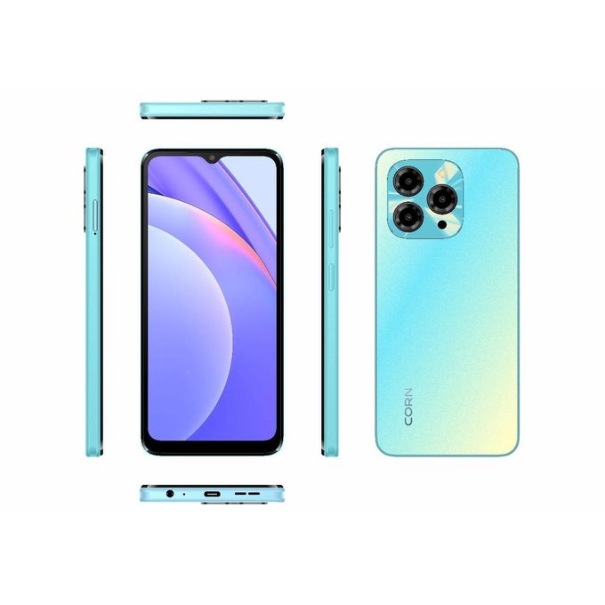 CORN C16 PRO MAX 64GB Storage 5GB (2+3 Extended) RAM 6.6 inch  HD+ Waterdrop Screen 13MP Main + 8MP Front Camera 5000mAh Battery Dual SIM Face ID GPS OTG Unlocked Android smartphone