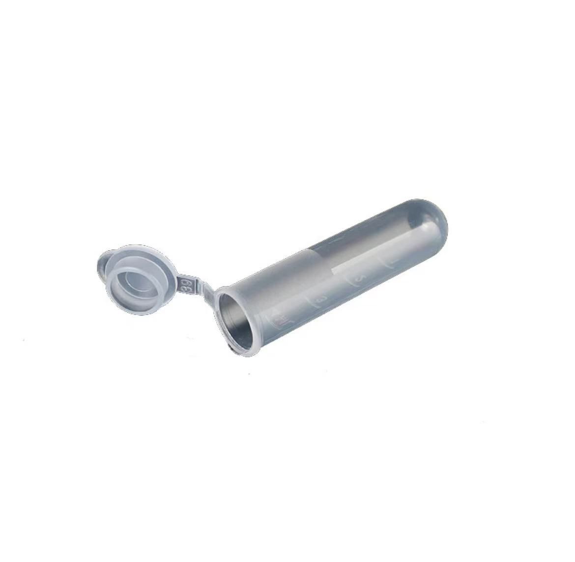 Centrifuge Tube Disposable Plastic Centrifuge Tube Conical Bottom or Round Bottom Screw Cap Transparent Plastic Graduated Test Tube 1000/500/200tubes
