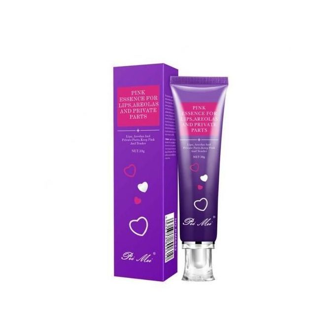 PINK LIPS ESSENCE Dark Smoky Lips Pink Lip Gel Cream Clears Melasma & Hyperpigmentation Toned Rosy Lips (Pink Lip Cream Lip Therapy Lip Essence Sexy Pink Lip Purple Essence)
