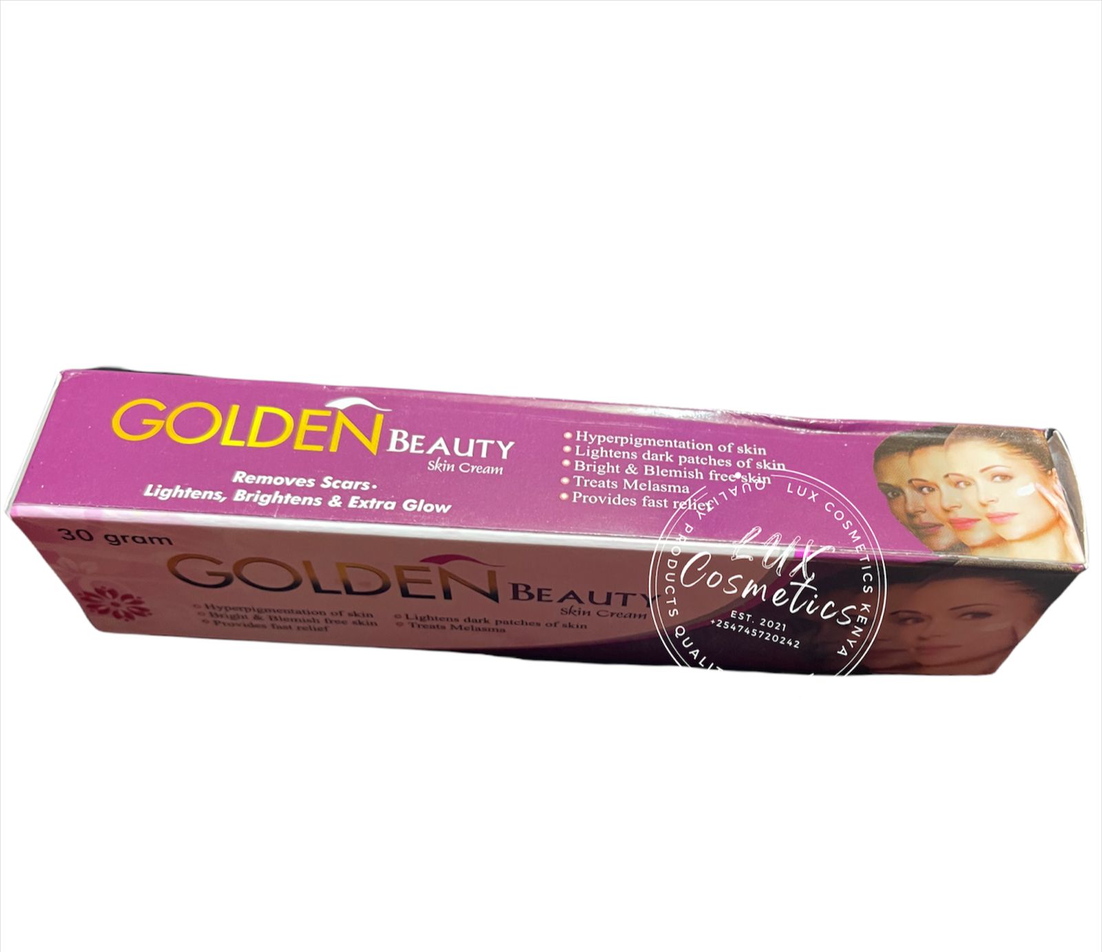 Golden Beauty Acne Spots Scars Hyperpigmentation Melasma Dark Under Eye Suntan Removal Cream Tretinoin Mometasone Hydroquinone 10 days Cream