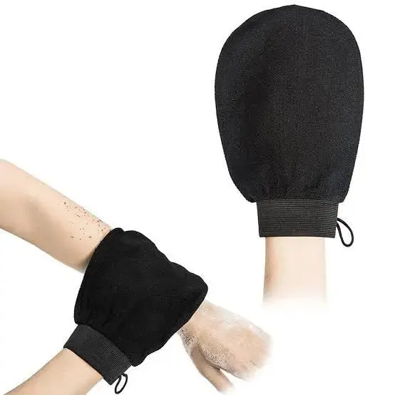 Luffa Loofah (1pc) Moroccan Spa Scrub Bath Gloves Fiber Texture Remove Dead Skin Improve Blood Circulation Kessa Moroccan Hammam Deep Exfoliating Bath Mitt Glove For Dead Skin Bath Scrub Royal Taous