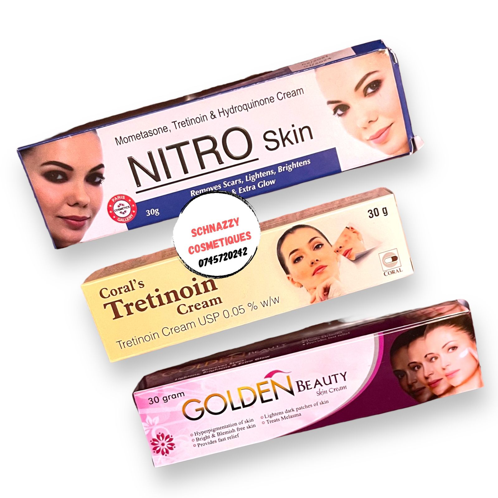 TRETINO Cream for Clearing Skin 0.05% Retin-A For Skin Repair Exfoliate Glow Tretinoin 0.05% w/w Hyperpigmentation Sunburn Redness Product Burn Melasma Acne Scars Dark Spot Under Eye Blackness Blemish