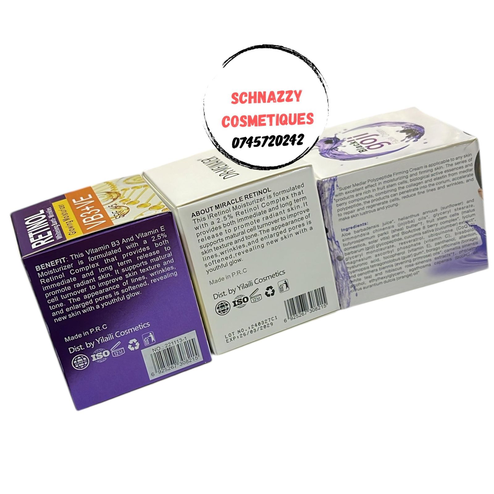 Retinol Face Cream Improve Skin Texture Skin Tone Appearance of Fine Lines Wrinkles Enlarged Pores Reveals Softer Youthful Glow Antiaging Face Cream